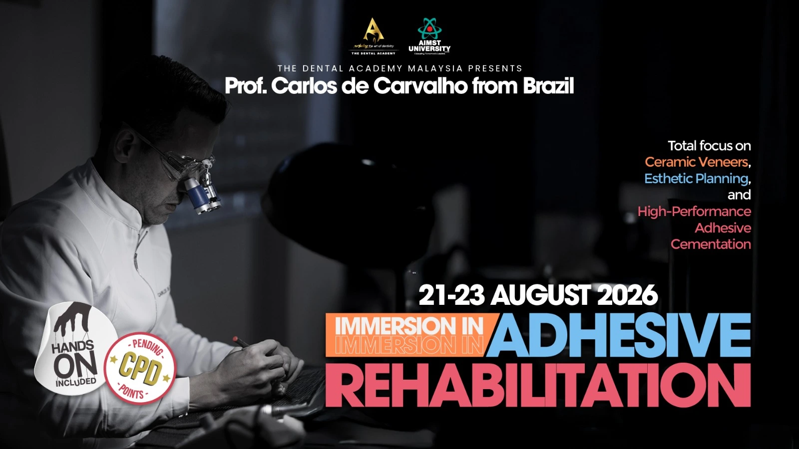 Immersion in Adhesive Rehabilitation Course Banner Immersion in Adhesive Rehabilitation Course Banner (August 2026)