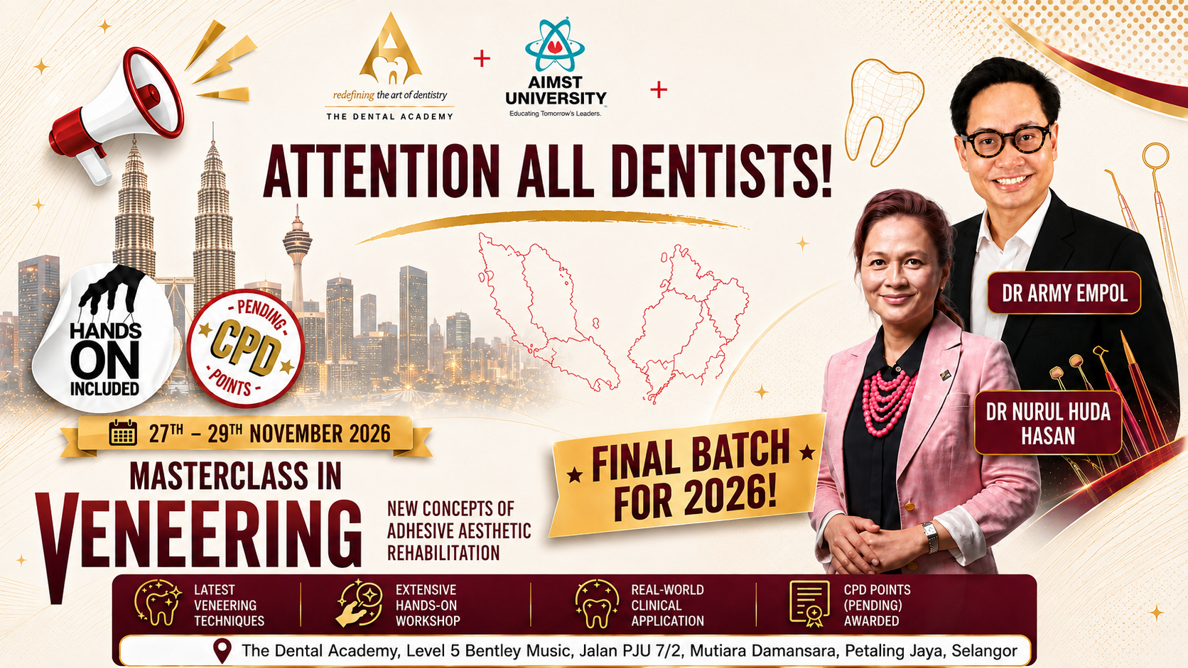 Masterclass in Veneering (November 2026) web banner